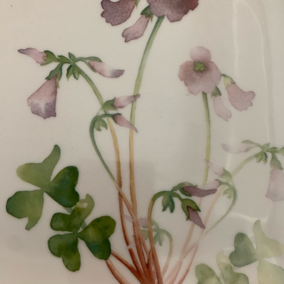 Royal Worcester “Language of Flowers” Wood Sorrel Plate - Picture 3 of 5